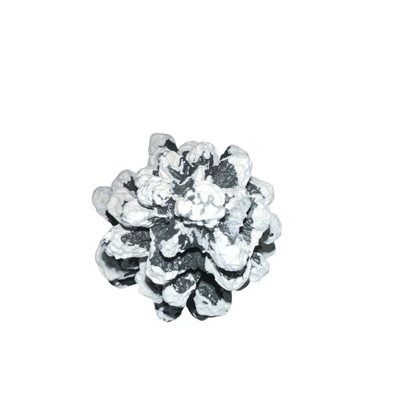 Vintage 1997 Village Square Pine Tree Covered in Snow Mervyns Christmas Holiday - Picture 5 of 6